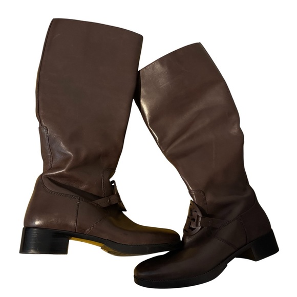 Tory Burch Dark Brown Miller Boots | Good Used Condition - Picture 7 of 11